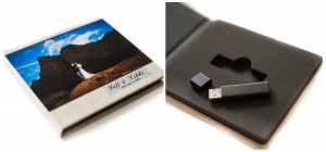 USB memory stick wedding album