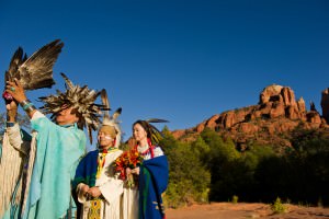 Red Rock Crossing Native American ceremony