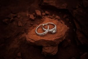 Bell Rock Sedona Red rock wedding rings